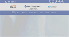 Desktop Screenshot of nolawater.com